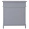 vidaXL Armoire à chaussures Gris 50 x 28 x 58 cm Bois de Paulownia