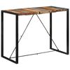 vidaXL Table de bar 140x70x110 cm bois massif de r&eacute;cup&eacute;ration