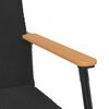vidaXL fauteuil Noir 59 x 75 x 78 cm