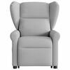vidaXL Fauteuil inclinable gris nuage tissu