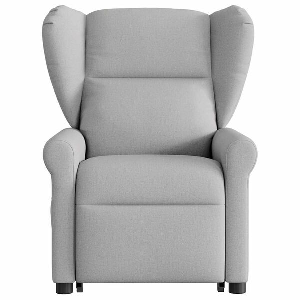 vidaXL Fauteuil inclinable gris nuage tissu