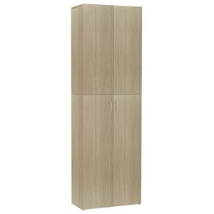 vidaXL Armoire de bureau Ch&ecirc;ne sonoma 60x32x190 cm Bois d'ing&eacute;nierie
