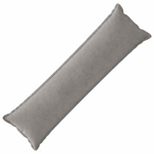 vidaXL Housse de coussin HOUTEN Gris clair 40 x 145 cm velours c&ocirc;tel&eacute;