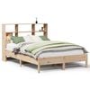 vidaXL Lit biblioth&egrave;que sans matelas 140x190 cm bois de pin massif