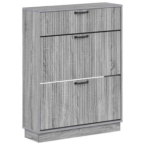 vidaXL Cabinet &agrave; chaussures HOORN 78 x 24 x 100 cm Bois d'ing&eacute;nierie
