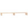 vidaXL Support pour moniteur 100x27x10 cm Bois de pin solide