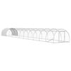 vidaXL Poulailler Argent&eacute; 1200 x 150 x 100 cm Acier galvanis&eacute;