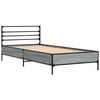 vidaXL Cadre de lit sans matelas sonoma gris 75x190 cm