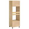 vidaXL Armoire avec &eacute;tag&egrave;re SKI Brun Miel 66 x 58 x 207 cm Pin massif