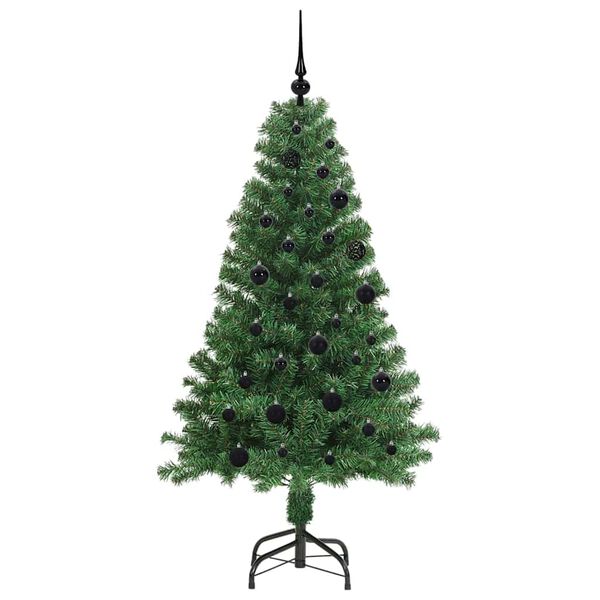 vidaXL Sapin de No&euml;l artificiel Vert 150 cm PVC, Acier et Plastique