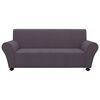 vidaXL Housse extensible de canap&eacute; Anthracite Jersey de polyester