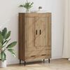 vidaXL Haut Armoire avec tiroir Ch&ecirc;ne artisanal 69,5 x 31 x 115 cm