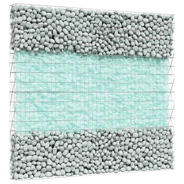 vidaXL Pierres de Jardin Turquoise 12 cm Verre