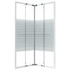 vidaXL Cabine de douche ESG 80x80x180 cm