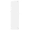 vidaXL Meuble &agrave; chaussures en bois avec 2 compartiments Blanc