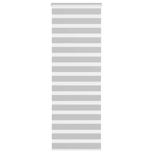 vidaXL Store z&egrave;bre gris clair largeur du tissu 75,9 cm polyester