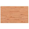 vidaXL Dessus de table 100x60x2,5cm rectangulaire bois massif de h&ecirc;tre