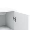 vidaXL Buffets 2 pcs blanc 60x31x84 cm bois d'ing&eacute;nierie