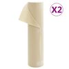 vidaXL Toison v&eacute;g&eacute;tale 2 rouleaux 70 g/m&sup2; 50x1,6 m