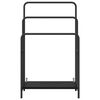 vidaXL Porte-v&ecirc;tements Ch&ecirc;ne noir 60 x 30 x 100,5 cm Bois d'ing&eacute;nierie