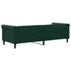 vidaXL Lit de repos sans matelas vert fonc&eacute; 80x200 cm velours