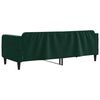 vidaXL Lit de repos sans matelas vert fonc&eacute; 80x200 cm velours
