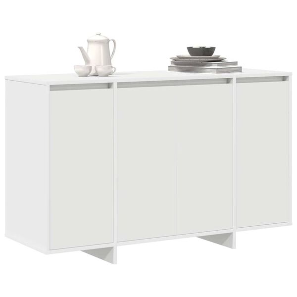 vidaXL Buffet Blanc 120 x 41 x 75 cm Bois d'ing&eacute;nierie