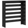 vidaXL Cache-Radiateur Ch&ecirc;ne noir 78 x 20 x 82 cm Bois d'ing&eacute;nierie