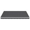 vidaXL Tissu de remplacement pour auvent Anthracite 4,5x3,5 m