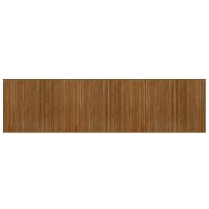 vidaXL Tapis rectangulaire marron 80x300 cm bambou