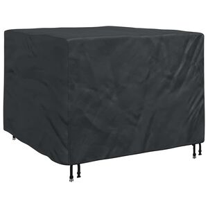 vidaXL Housse pour meubles Noir 135 x 135 x 90 cm Tissu Oxford 600D