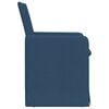 vidaXL Chaises de salle à manger 2 pcs Bleu 57 x 67 x 95 cm tissu