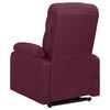 vidaXL Fauteuil de massage Violet Tissu