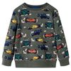 Sweatshirt pour enfants kaki 140