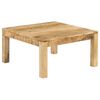 vidaXL Table basse 80x80x40 cm Bois de manguier massif