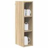 vidaXL Armoire suspendue avec stockage Ch&ecirc;ne Sonoma 20 x 29,5 x 80 cm