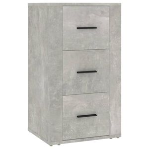 vidaXL Buffet Gris b&eacute;ton 40x33x70 cm Bois d'ing&eacute;nierie