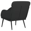 vidaXL Fauteuil Noir 63x76x80 cm Similicuir