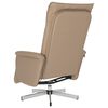 vidaXL Fauteuil inclinable de massage repose-pieds cappuccino