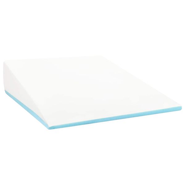 vidaXL Coussin en coin Uni Blanc 69 x 64 x 19 cm