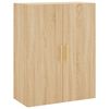 vidaXL Buffet haut Ch&ecirc;ne sonoma 69,5x34x180 cm Bois d'ing&eacute;nierie