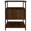 vidaXL Tables de chevet 2pcs ch&ecirc;ne marron 40x42x56cm bois d'ing&eacute;nierie