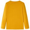 T-shirt enfants à manches longues ocre 140