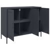 vidaXL Buffet anthracite 100,5x39x79 cm acier