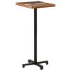 vidaXL Table de bistro Carr&eacute;e 50x50x110 cm Bois de r&eacute;cup&eacute;ration massif