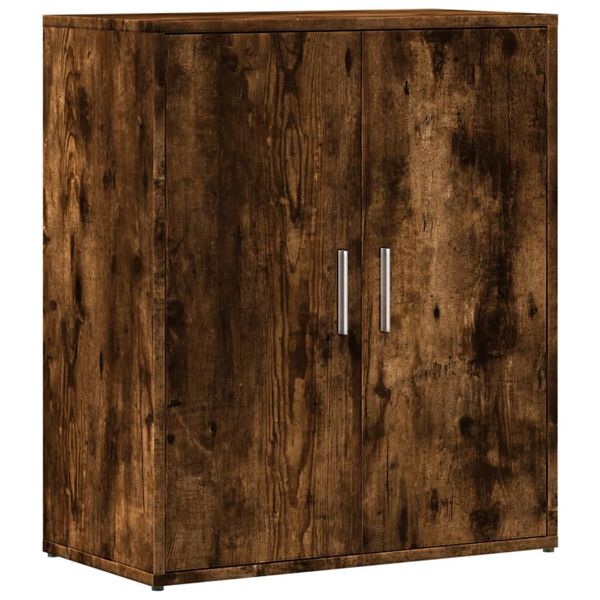 vidaXL Buffet ch&ecirc;ne fum&eacute; 60x31x70 cm bois d'ing&eacute;nierie