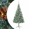 vidaXL Sapin de No&euml;l artificiel Vert 210 cm PVC et Acier