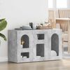 vidaXL Buffet Gris b&eacute;ton 100 x 35 x 59 cm Bois d'ing&eacute;nierie