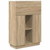 vidaXL Bureau Ch&ecirc;ne Sonoma Bois d'ing&eacute;nierie 71.5 x 31.5 x 106.5 cm
