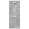 vidaXL Ensemble de meubles de salle de bain 3 pcs gris b&eacute;ton